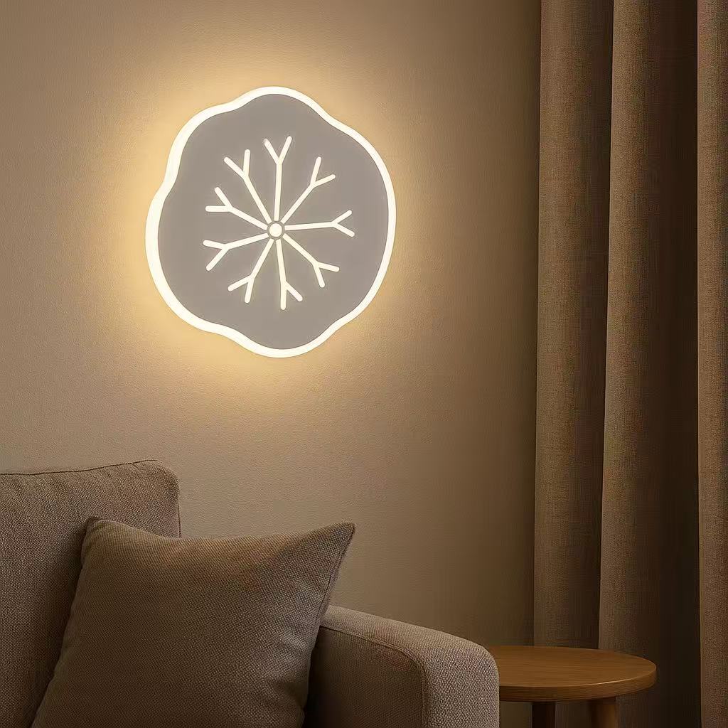 TEKHOME Applique da Parete LED 14W Forma Albero Bianco, Lampada da Muro Moderna 3000K-6500K CCT, Illuminazione Decorativa Interna Camera da Letto e Soggiorno AQ10-3C