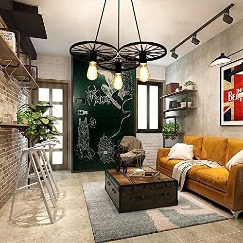Lampadario a sospensione design ruota LP-86