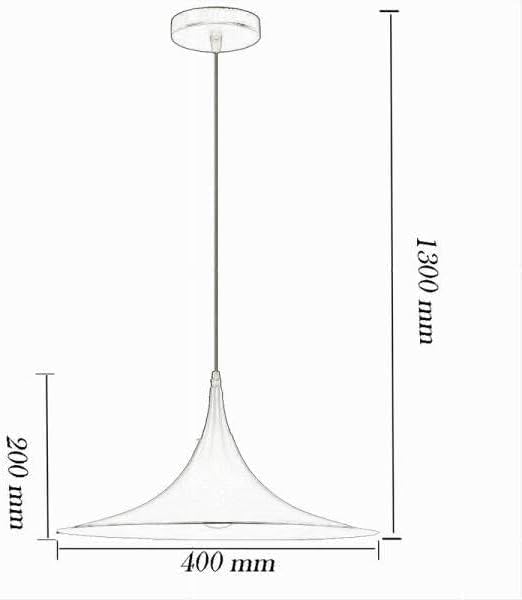 Lampadario A Sospensione Stile Contemporaneo in Metallo Decorativo Luce E27 B98