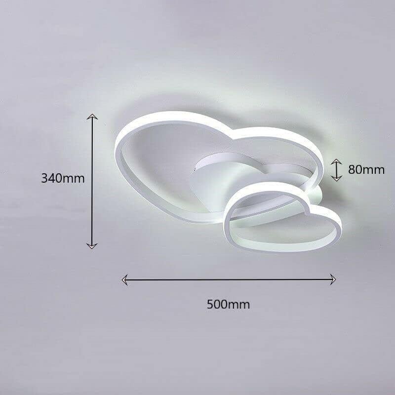 TEKHOME Lampadario da Soffitto LED 33W, CCT 3000K-6500K, 3 Colori Selezionabili, Bianco Opaco, Plafoniera Moderna in Alluminio per Interni, IP20 PN-05 b3c