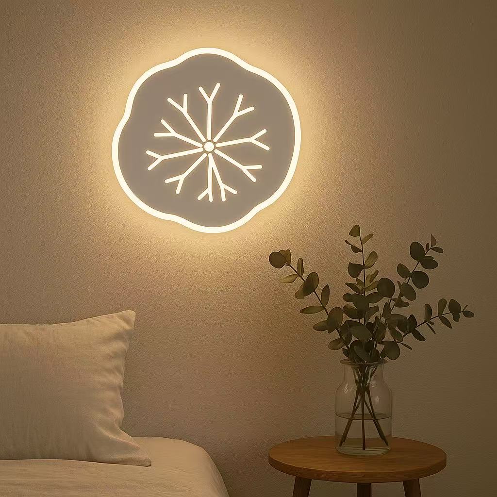 TEKHOME Applique da Parete LED 14W Forma Albero Bianco, Lampada da Muro Moderna 3000K-6500K CCT, Illuminazione Decorativa Interna Camera da Letto e Soggiorno AQ10-3C