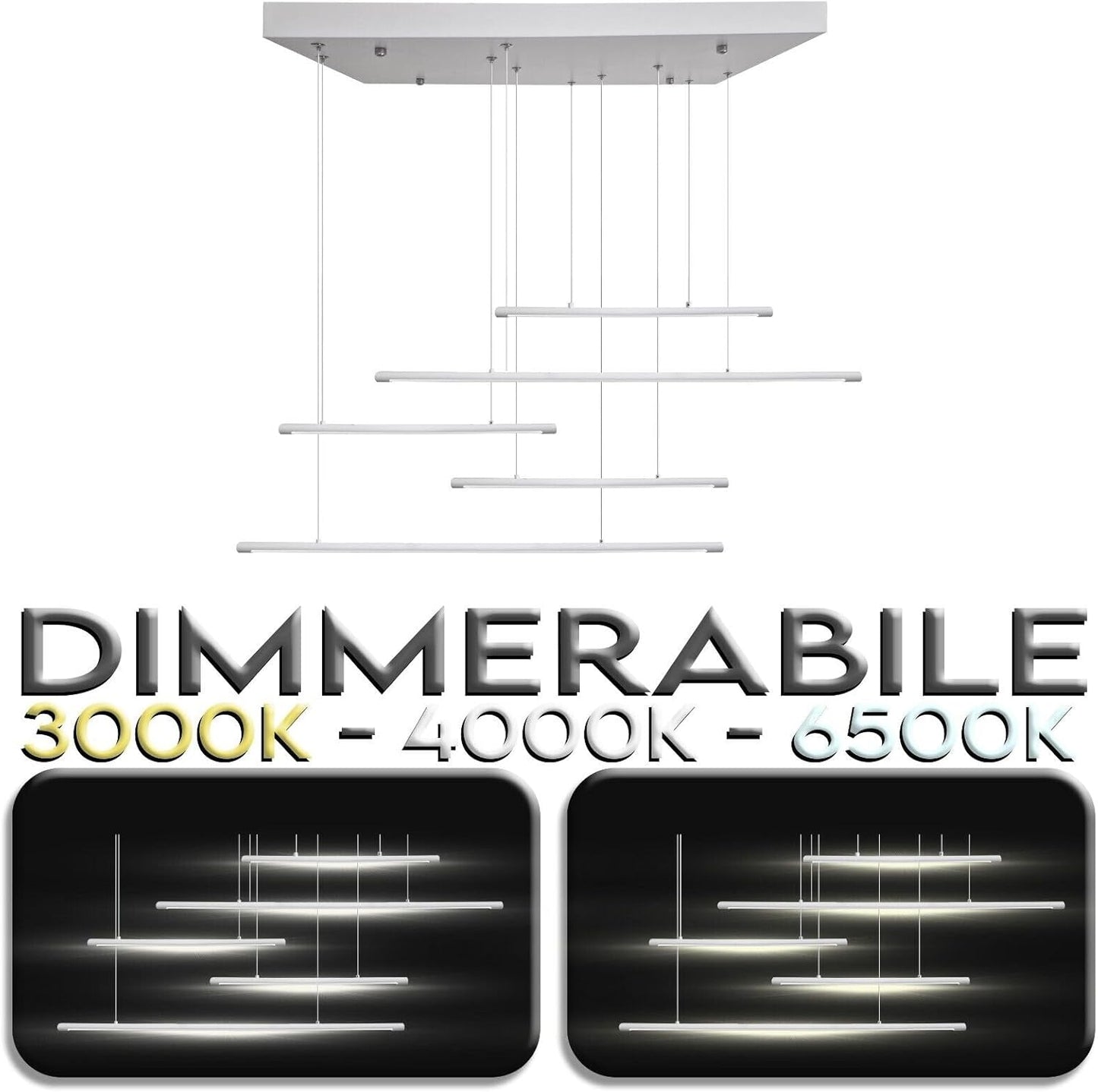Lampadario LED Moderno Skylines LP-43