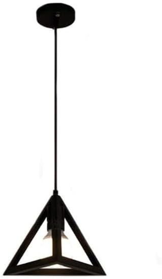 Lampadario moderno a triangolo senza lampadina E 27, in ferro stile moderno A35