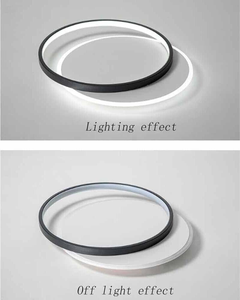 TEKHOME Plafoniera led 36w luce bianca calda naturale lampada tonda da soffitto risparmio energetico design moderno - ideale per soggiorno cucina camera da letto. C58