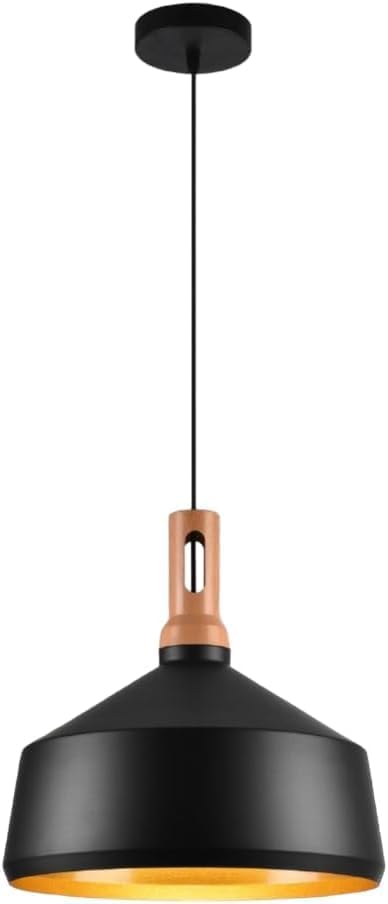Lampadario da soffitto a sospensione con attacco E27 (lampadina non inclusa) moderno stile industriale A93