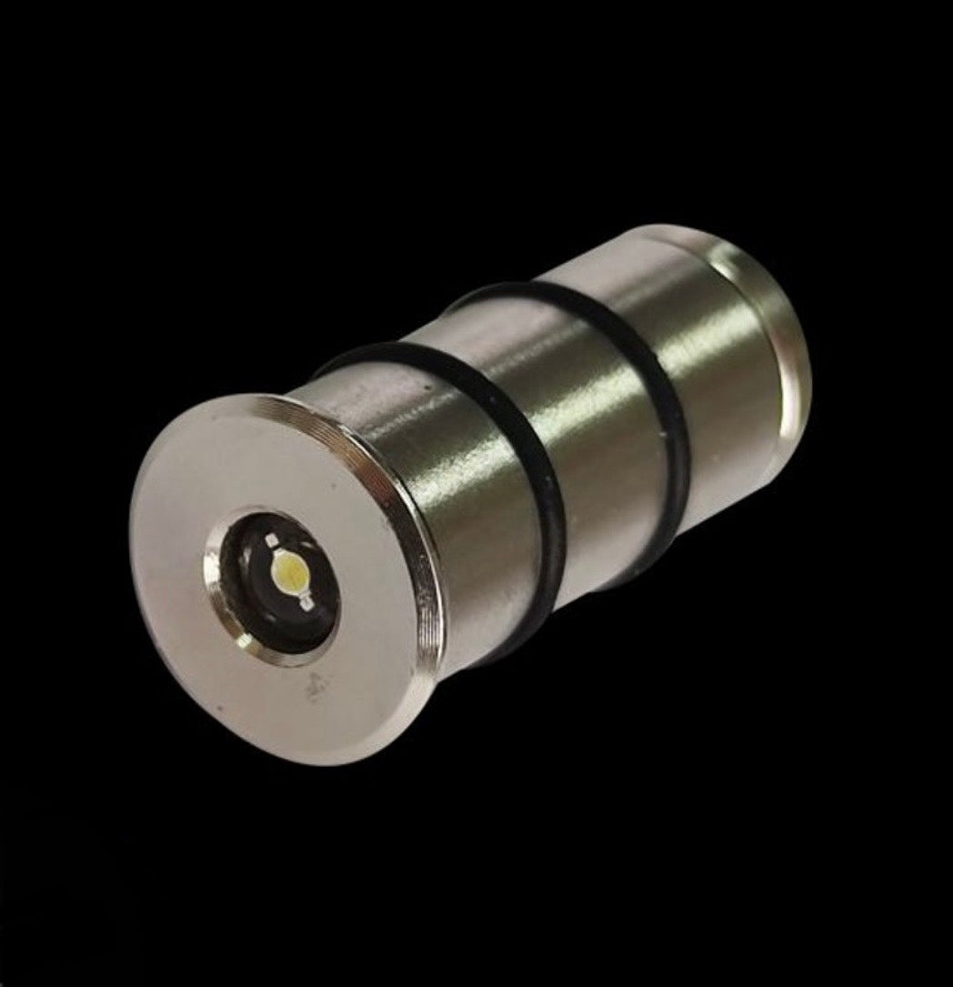5 Pezzi Mini Faretto LED da Incasso 12V DC, 0,1W, IP20, Ø12 mm, Cavo da 2 m, Luce Segnapasso per Mobili, Vetrine, Scale, Camper e Illuminazione Decorativa, Modello 12V-12