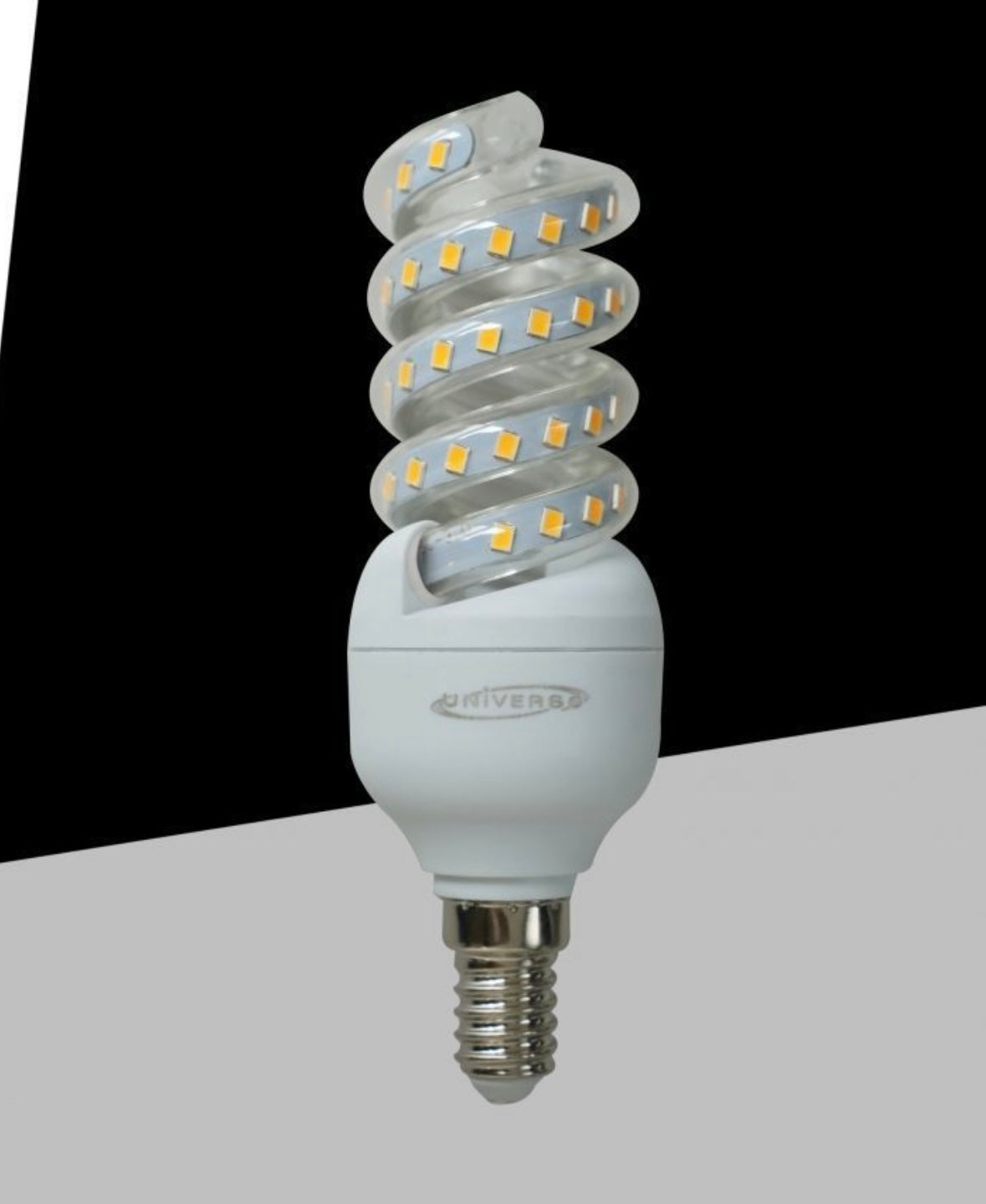 Lampadine LED E14 11W, Confezione da 10 Pezzi, 1045LM, 3000K/4000K/6500K, Lampadina LED a Spirale, Luce Calda/Naturale/Fredda, CRI>80, Fascio 360°, Risparmio Energetico, Modello E14-S-11W