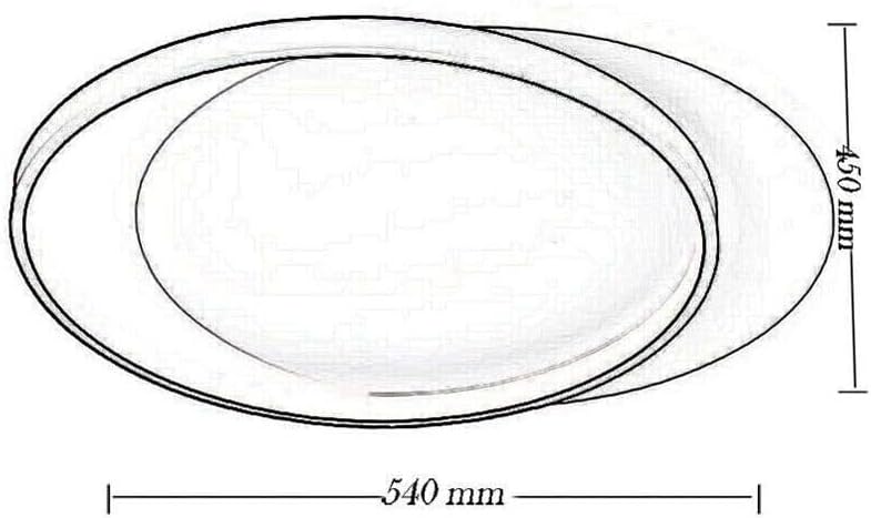 TEKHOME Plafoniera led 36w luce bianca calda naturale lampada tonda da soffitto risparmio energetico design moderno - ideale per soggiorno cucina camera da letto. C58