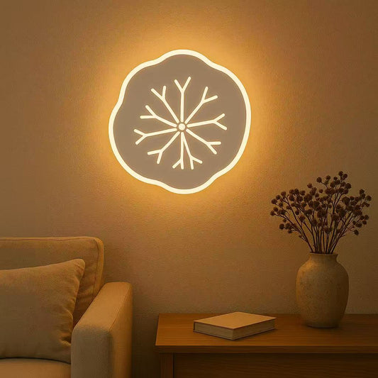 TEKHOME Applique da Parete LED 14W Forma Albero Bianco, Lampada da Muro Moderna 3000K-6500K CCT, Illuminazione Decorativa Interna Camera da Letto e Soggiorno AQ10-3C