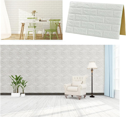 Carta da Parati 3d adesiva 70cmx77cm effetto mattone