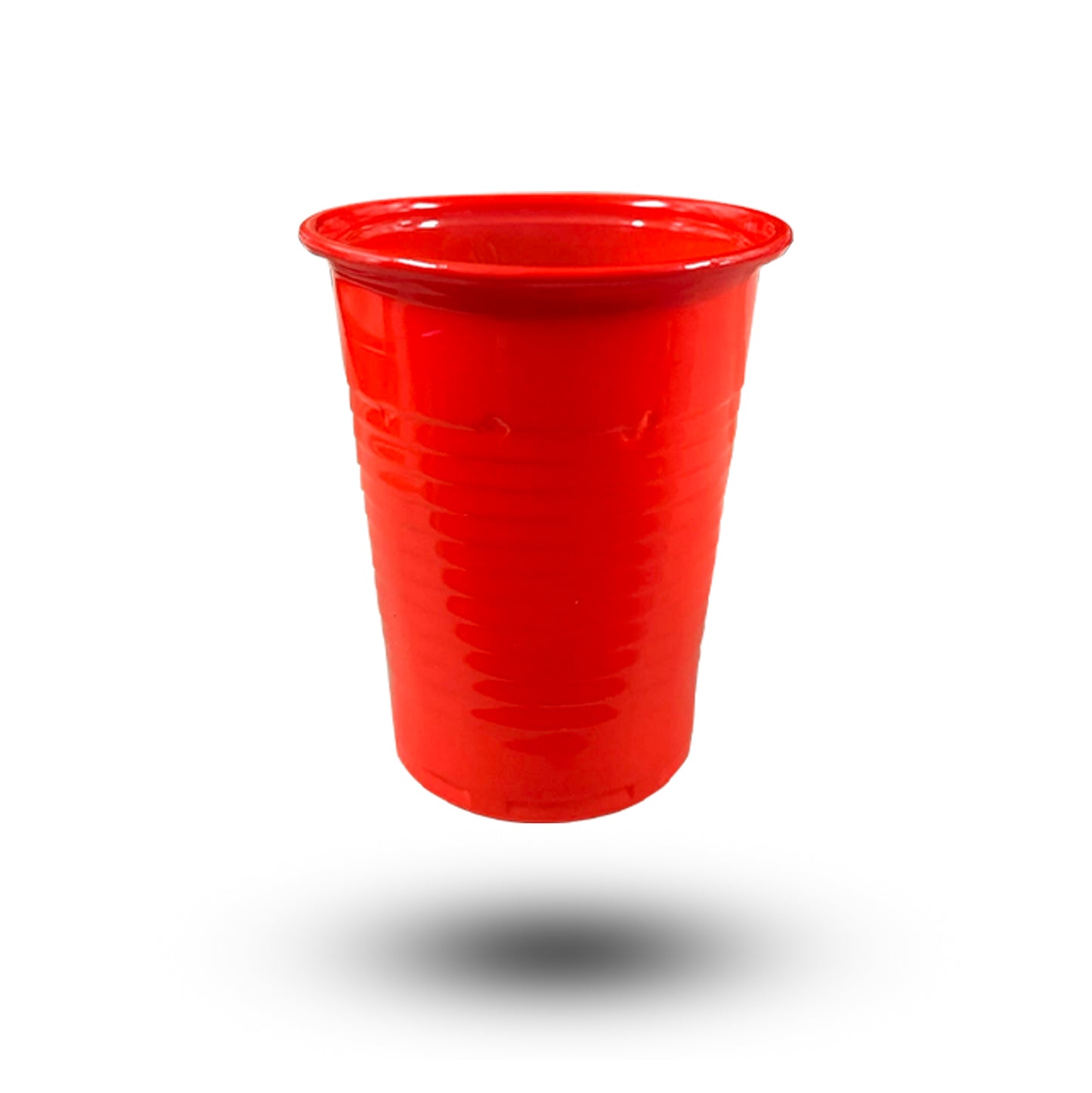 BICCHIERI PLASTICA ROSSI MONOUSO 200ml confezioni da 100pz