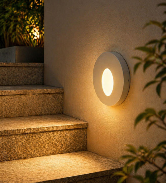 Segnapassi LED da Incasso 1.5W, Luce 3000K/4000K/6500K, IP54 Impermeabile, Faretto Segnapasso per Scale, Corridoio e Parete, Ø48mm Foro 42mm, 145LM, Alluminio SG-11