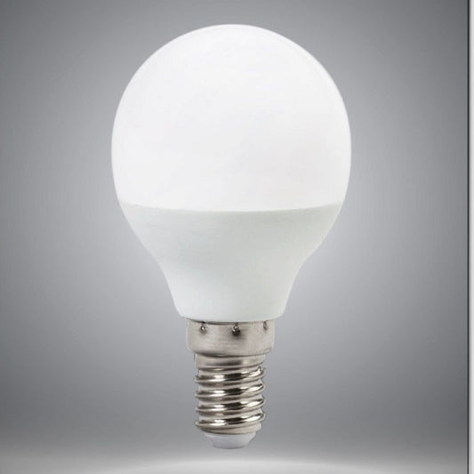 Lampadine LED E14 G45 6 Pezzi, 6W 540LM, Luce Calda 3000K / Naturale 4000K / Fredda 6500K, Mini Globo Opaco, Basso Consumo, per Lampadari e Abat Jour, Serie G45-03