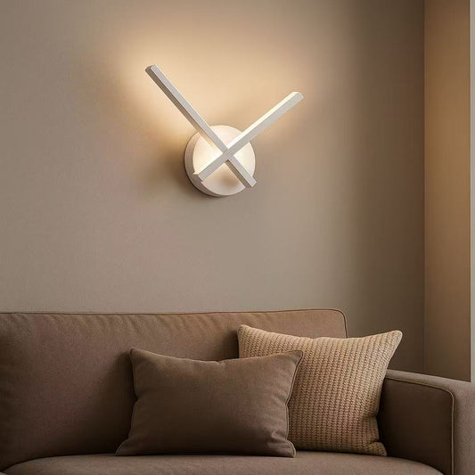 TEKHOME Applique da Parete Moderna LED 6W – Design Minimal Bianco, 3 Temperature Colore (3000K / 4500K / 6500K) E67