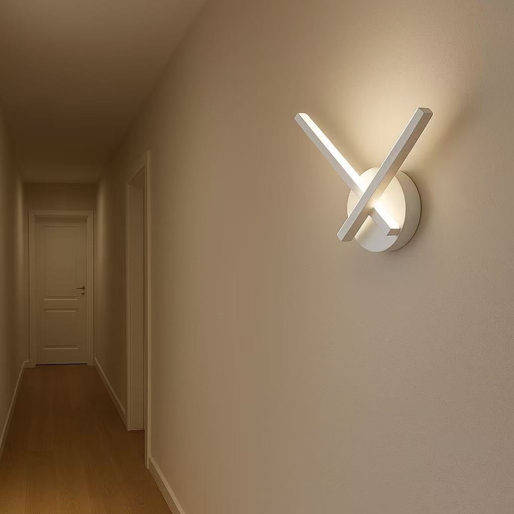 TEKHOME Applique da Parete Moderna LED 6W – Design Minimal Bianco, 3 Temperature Colore (3000K / 4500K / 6500K) E67