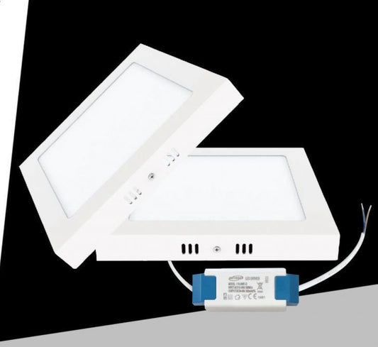 Pannello LED Quadrato da Soffitto 24W 2400LM, 3 Temperature Colore Selezionabili 3000K 4000K 6500K, Plafoniera LED 300x300mm, Altezza 35mm, Fascio 120°, CRI≥80, IP20, 1 Pezzo, P-300B-Q3C