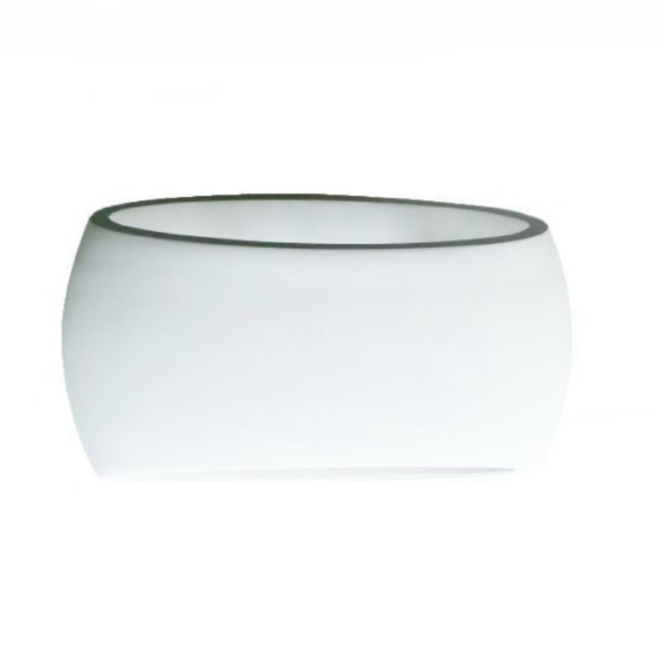 TEKHONE Applique da Parete in Gesso Bianca Design Moderno Luce Up & Down per Interni con Attacco R7S – GS-E08
