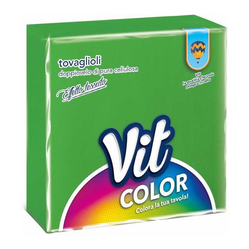 Tovaglioli colorati 32x32 doppio velo confezione da 25pz