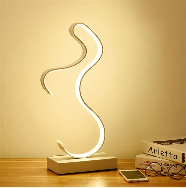 LAMPADA DA TAVOLO MODERNA MODELLO NASTRO