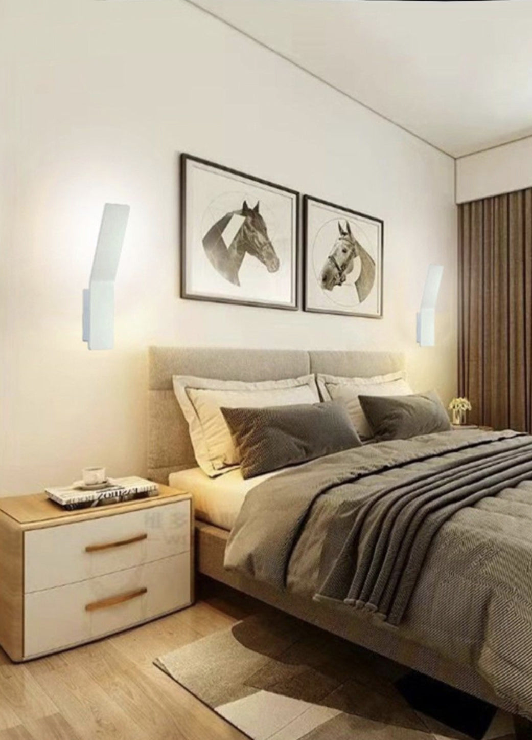 APPLIQUE DA PARETE STILE MODERNO LIGHT E22