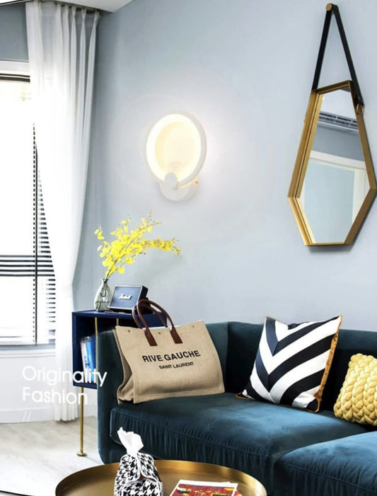 APPLIQUE DA PARETE STILE MODERNO SOLE E27