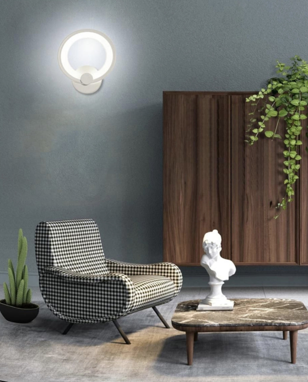 APPLIQUE DA PARETE STILE MODERNO SOLE E27