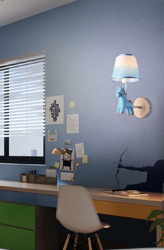 APPLIQUE DA PARETE STILE MODERNO CAVALLINO E49