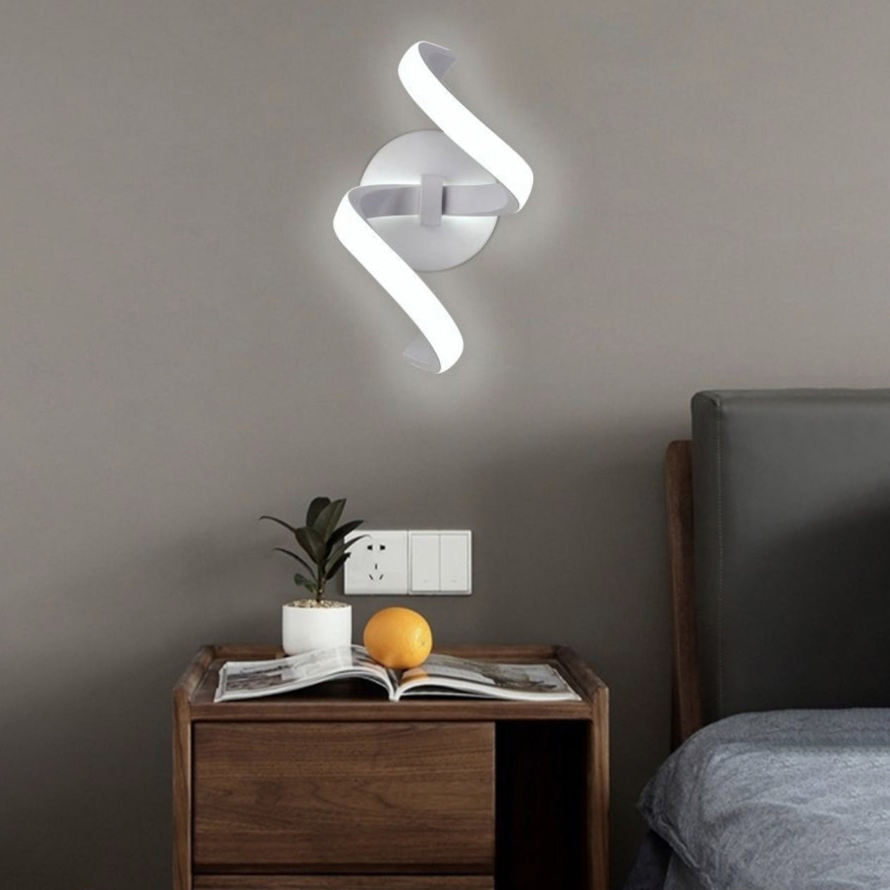 APPLIQUE DA PARETE STILE MODERNO VITA E58