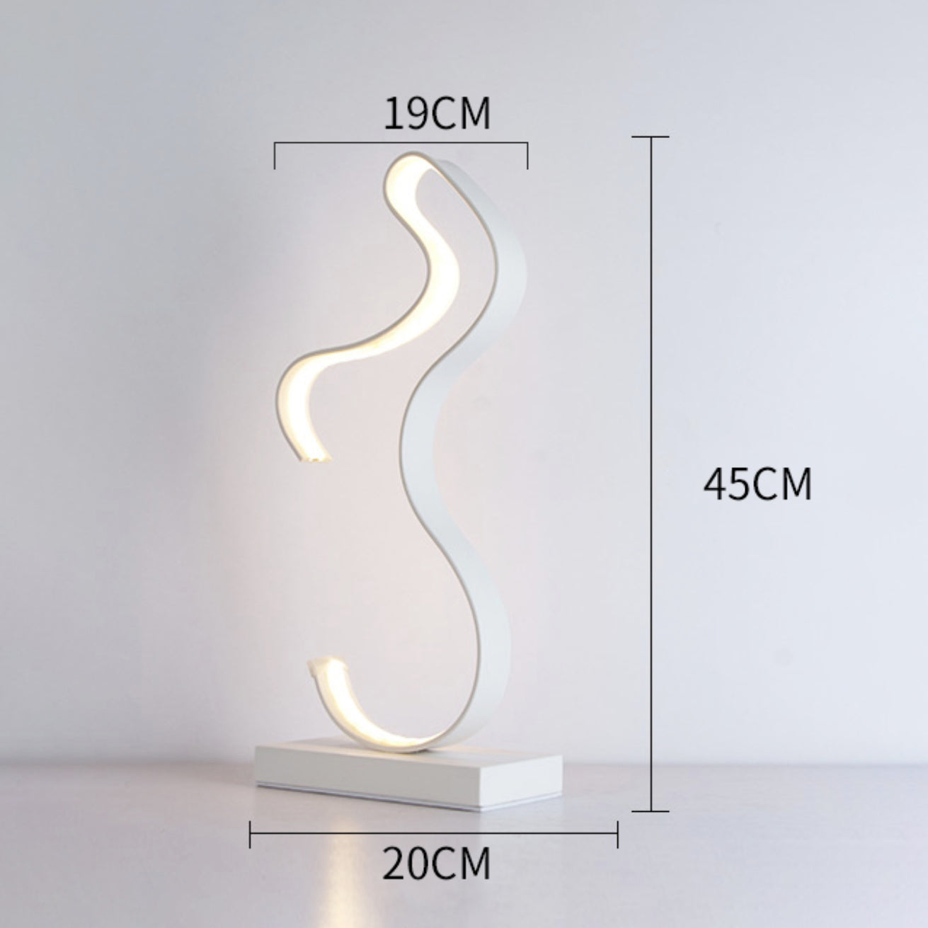 LAMPADA DA TAVOLO MODERNA MODELLO NASTRO