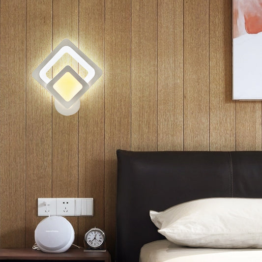 APPLIQUE DA PARETE STILE MODERNO ROMBO E82