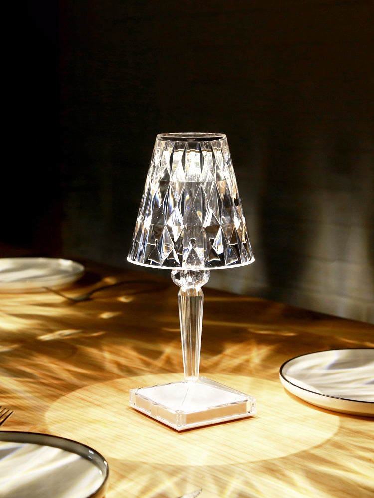 LAMPADA DA TAVOLO MODERNA DIAMANTE TOUCH D17-3C
