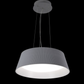 TEKHOME Lampadario LED da Soffitto 36W, CCT-Switch 3000K-4000K-6500K, Design Moderno Ø45cm Regolabile in Altezza, Metallo+PS, 3240LM,Grigio, Lampada a Sospensione per Cucina, Soggiorno, Sala da Pranzo