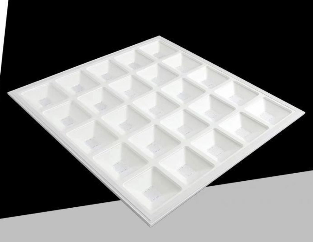 Pannello LED 60x60 40W 4400LM 6500K Luce Fredda, Pannello LED da Incasso 595x595mm, UGR≥16, CRI≥80, IP40, Flicker Free, LED e Driver, 1 Pezzo, PN-40W-F