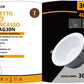Faretto LED da Incasso 30W 3000LM, Downlight Rotondo da Soffitto, Fascio 60°, CRI ≥80, Ø185 mm, Foro Ø165 mm, 3000K/4000K/6500K, 1 Pezzo, GL-AG30