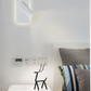 TEKHOME Applique da Parete LED 6W con Interruttore, Lampada da Comodino Orientabile, Luce 3000K-6500K Design Moderno in Alluminio, per Camera da Letto e SoggiornoE20