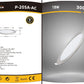 Faretto LED da Incasso 18W 1620LM, Pannello LED Rotondo Ultrasottile Ø225mm, Foro Ø205mm, Luce Calda 3000K, Fascio 120°, CRI≥80, Bianco, 1 Pezzo, P-205A-AC