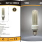 Lampadine LED E27 16W, Confezione da 10 Pezzi, 1600LM, 3000K/4000K/6500K, Luce Calda, Naturale e Fredda, Lampadina LED a U, CRI>80, Illuminazione 360°, Risparmio Energetico, Modello E27-U-16W
