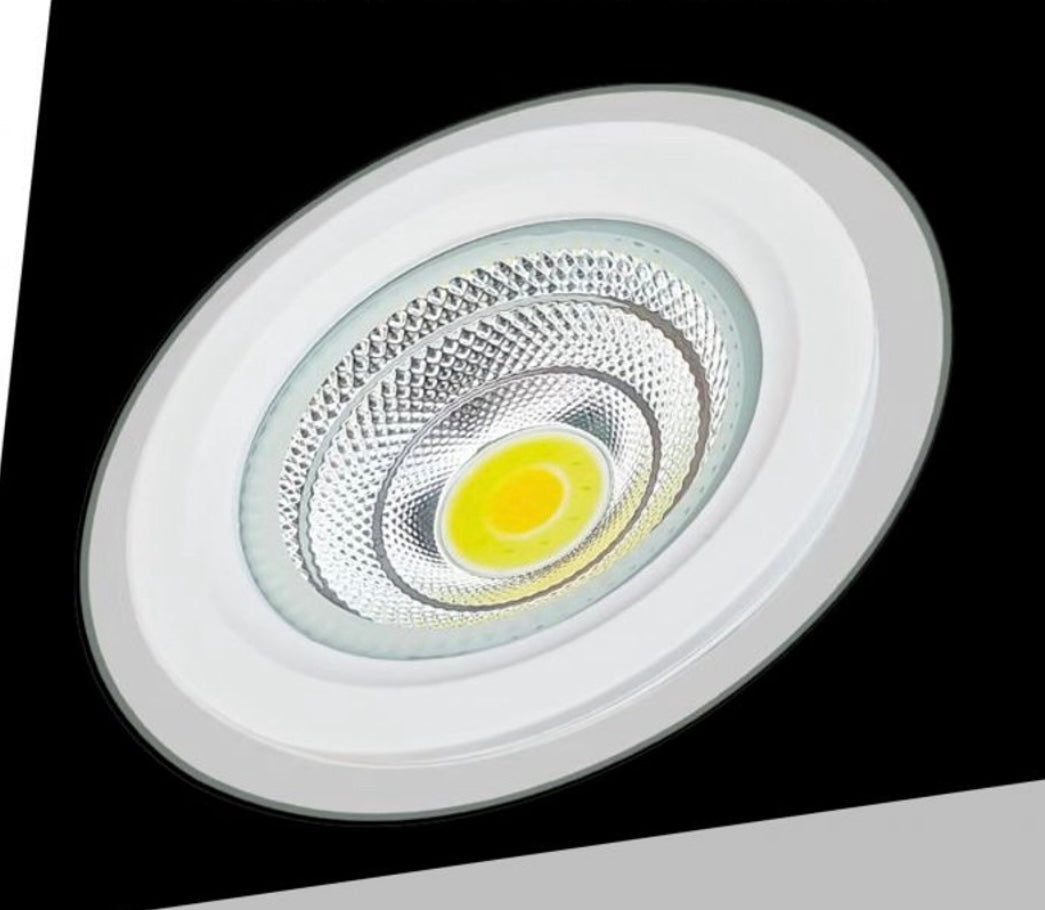 Faretto LED da Incasso Rotondo COB 5W 470LM, 3 Temperature Colore Selezionabili 3000K 4000K 6500K, Ø100mm, Foro Ø75mm, Fascio 120°, CRI≥80, IP20, 1 Pezzo, COB-75-3C