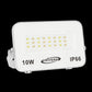Faro LED Esterno CCT IP66 – 10W/20W/30W/50W/100W/200W – Selettore 3000K-4000K-6500K – Faretto LED da Esterno in Alluminio, Bianco o Grigio FT01