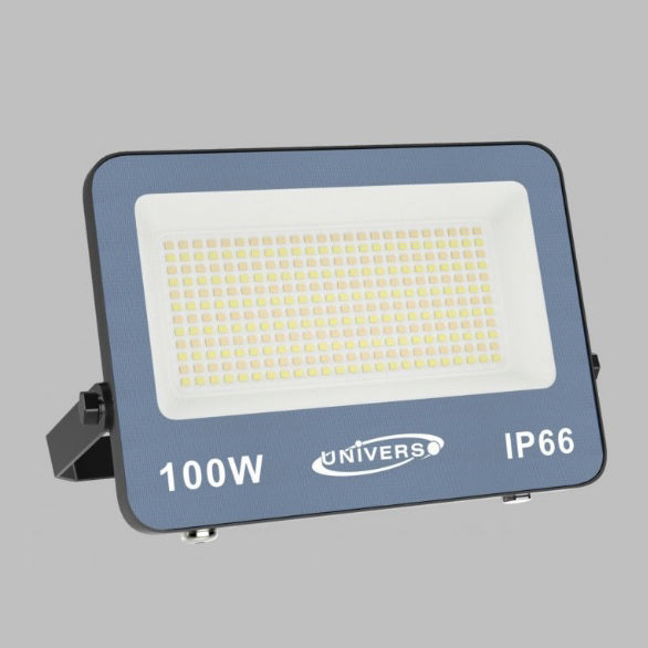 Faro LED Esterno CCT IP66 – 10W/20W/30W/50W/100W/200W – Selettore 3000K-4000K-6500K – Faretto LED da Esterno in Alluminio, Bianco o Grigio FT01