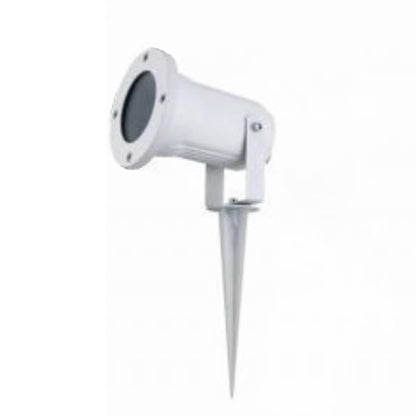 Faretto da Giardino con Picchetto GU10 IP65 60W, Lampada da Terra per Esterni in Alluminio, Orientabile, per Giardino, Vialetto, Terrazza – Nero/Grigio/Bianco ES12