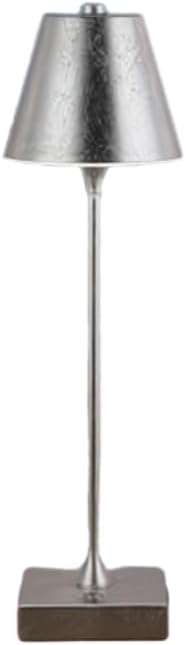 Lampada da Tavolo Ricaricabile LED  – Senza Fili, 3 Temperature di Colore, Dimmerabile Touch, USB, Moderna per Ristorante, Camera, Comodino D27-3C