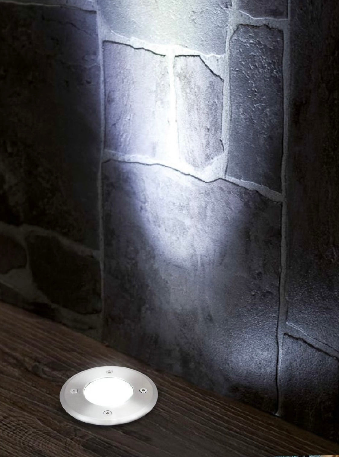 Faretto da Incasso a Terra GU10 IP65 60W, Lampada da Terra per Esterni in Acciaio Inossidabile e Alluminio, Impermeabile, per Giardino, Vialetto, Terrazz ES13