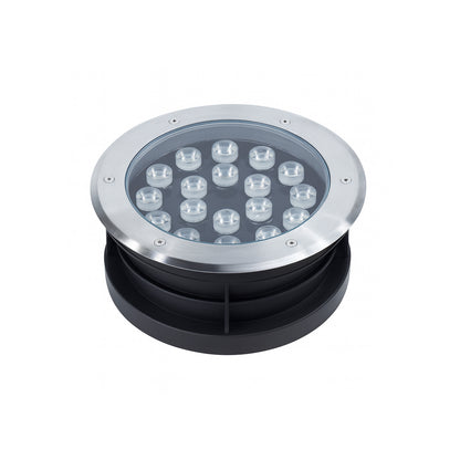 Faretto da Incasso a Terra LED IP67, 3W-18W 3000K/4000K/6500K, Lampada da Terra da Esterno in Alluminio e Vetro Temperato, per Giardino, Vialetto, Piscina, Terrazza ES08
