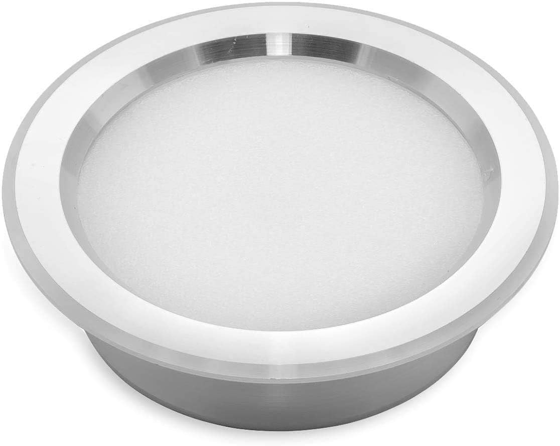 TEKHOME 3PZ Lampadina da Soffitto LED 3W Ø70mm, 240LM, CRI≥80, Alluminio+PC, IP20, Foro Ø55mm, Angolo 120°, — Bianco o Argento, 3000K/4000K/6500K P60