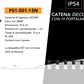 Catena Luminosa E27 Esterno IP54 con Portalampada, Collegabile, per Giardino Terrazzo Festa – Varianti 10 e 15 Luci Nero/Bianco P01-S01