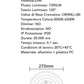 TEKHOME DISCO LED con Calamita 27CM, 52W, CCT 3000K-6500K, Luce a Tre Colori, Installazione Magnetica, Non Dimmerabile. CA-52-3C