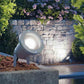 Faretto da Giardino con Picchetto GU10 IP65 60W, Lampada da Terra per Esterni in Alluminio, Orientabile, per Giardino, Vialetto, Terrazza – Nero/Grigio/Bianco ES12