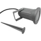 Faretto da Giardino con Picchetto GU10 IP65 60W, Lampada da Terra per Esterni in Alluminio, Orientabile, per Giardino, Vialetto, Terrazza – Nero/Grigio/Bianco ES12
