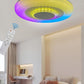 TEKHOME Plafoniera LED Smart, 9W RGB + 9W Bianco (3000K-6500K), Dimmerabile con APP e Telecomando, Contrololo Bluetooth, Luce Colorata per Interni, IP20, Ø485mm, Bianco C44-RGB-O